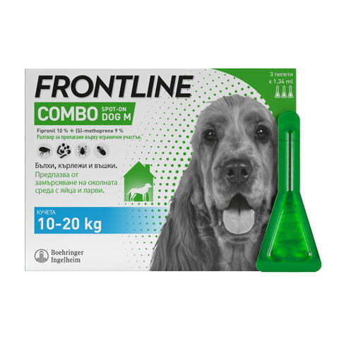 Frontline combo dog M front