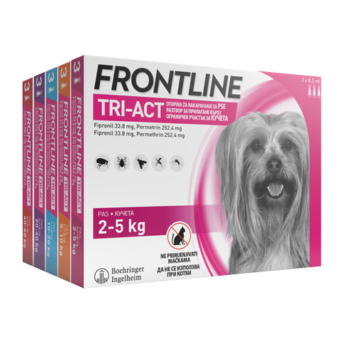 Frontline Tri-Act range